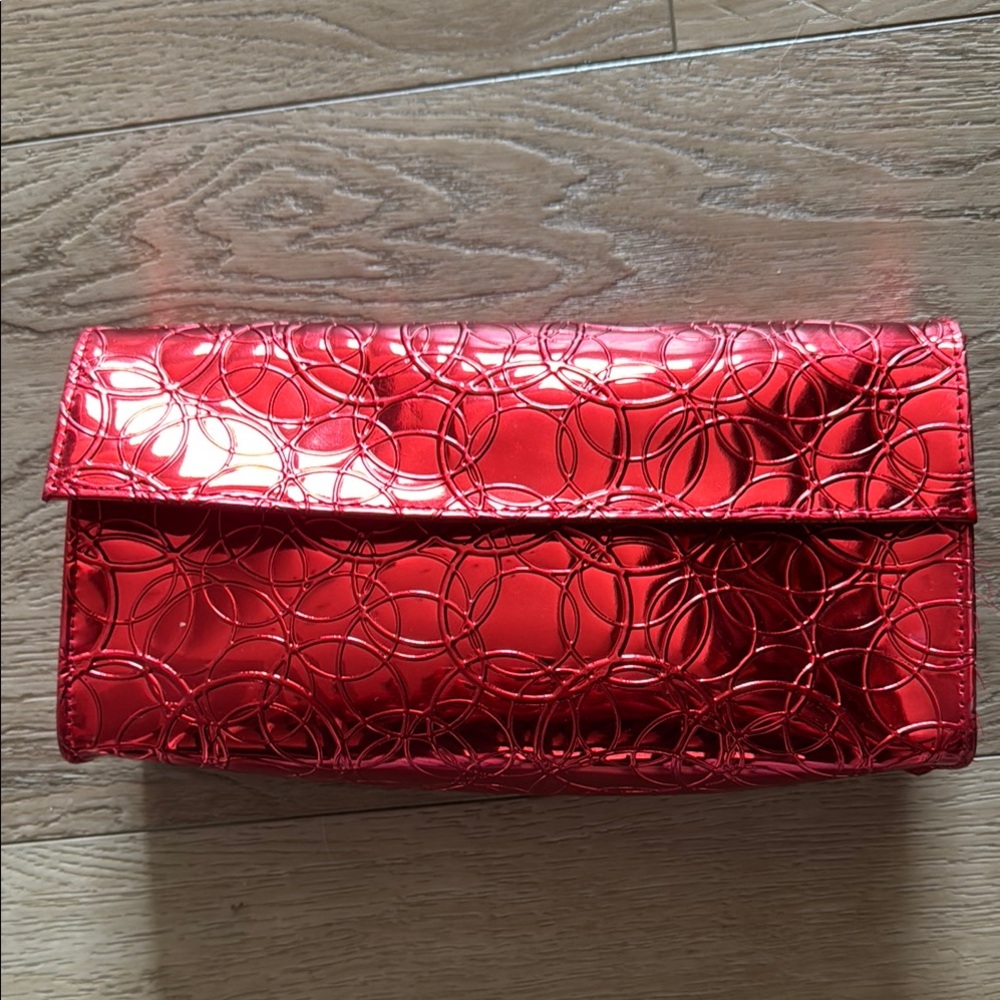 Mac Red Clutch/ make up  Bag